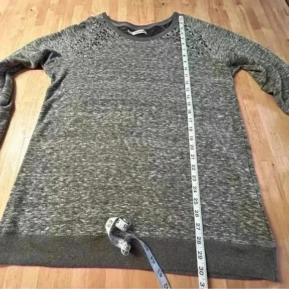 2 for$15 Maurices 2X embellished gray long sleeve shirt - Picture 9 of 11